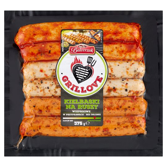 Balcerzak Kielbaski Biale Na Ruszt 375g