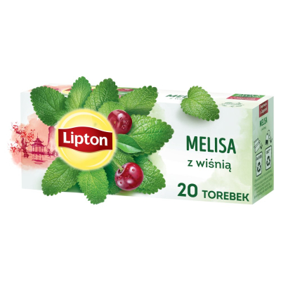 Lipton Herbata Melisa Z Wisniami 20t