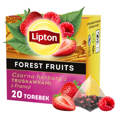 Lipton Forest Fruit Herbata Piramidka 20t