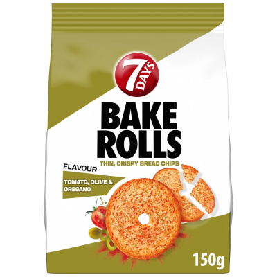 Bake Rolls Chrupki Chlebowe Pomidor Oliwa 150g