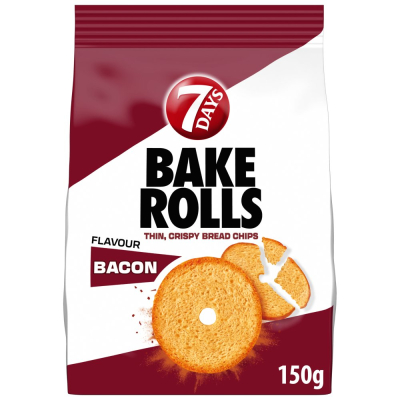 Bake Rolls Chrupki Chlebowe Bekonowe 150g