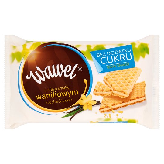 Wawel Wafle Waniliowe Bez Cukru 110g