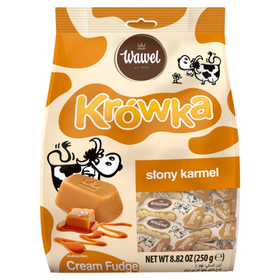 Wawel Krowka Mleczna Slony Karmel 250g