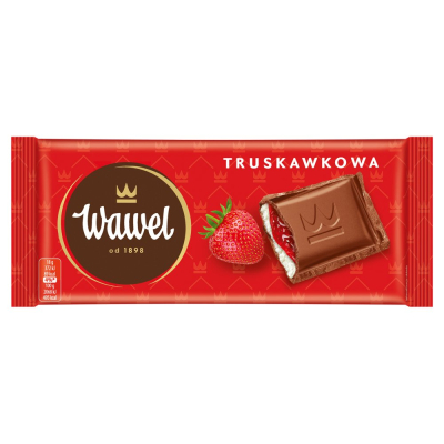 Wawel Czekolada Truskawkowa 90g