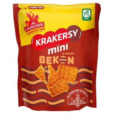 Lajkonik Krakersy Mini Bekon 100g