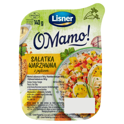 Lisner Salatka Warzywna Z Jajkiem 160g