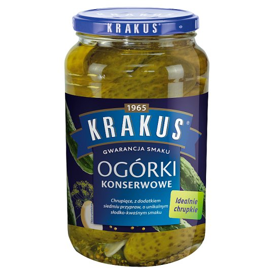 Krakus Ogorki Kinserwowe 920g