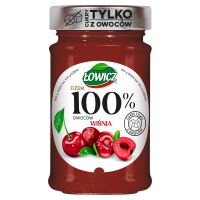 Lowicz Dzem Wisniowy 100% 210g