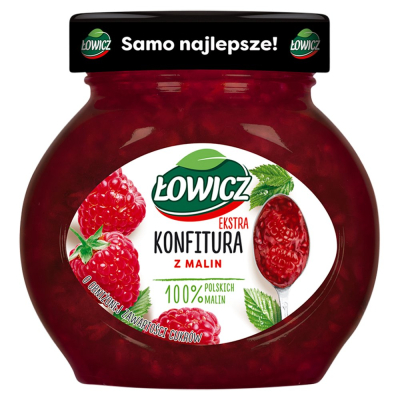 Lowicz Konfitura Malinowa 240g