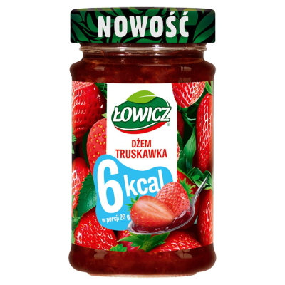 Lowicz 6kal Dzem Truskawka 200g