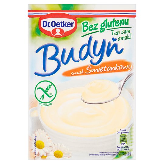 Oetker Budyn Smietankowy Bez Glutenu
