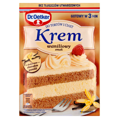 Oetker Krem Do Tortow Wanilia 105g
