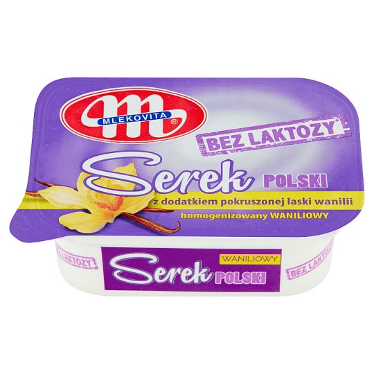 Mlekovita Serek Homo Wanilia Bez Laktozy150g