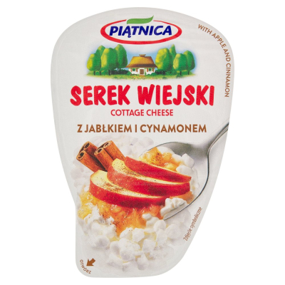 Piatnica Serek Wiejski Jablko Cynamon 150g