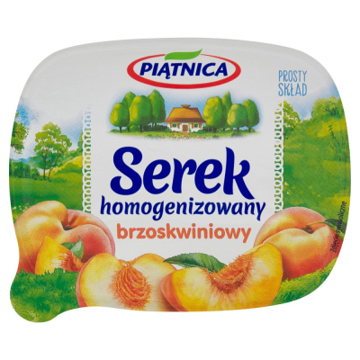 Piatnica Serek Homogen.brzoskwiniowy 150g