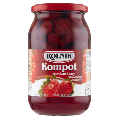Rolnik Kompot Truskawkowy 900ml