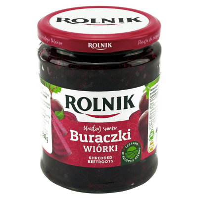 Rolnik Buraki Konserwowe Wiorki 540g