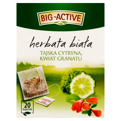 Big Active Herbata Biala Z Tajska Cytryna