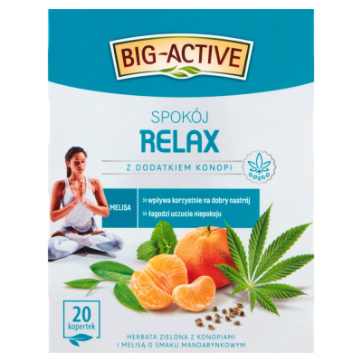 Big Active Herbata Relax Z Konopiami