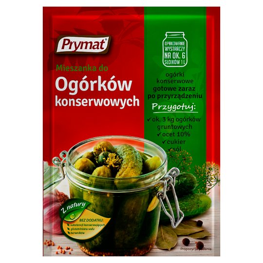 Prymat Przyprawa Do Ogorkow Konserwowych