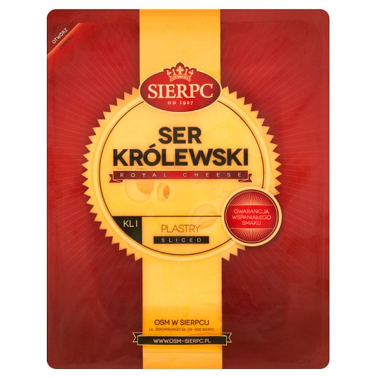 Sierpc Ser Krolewski Plastry 150g