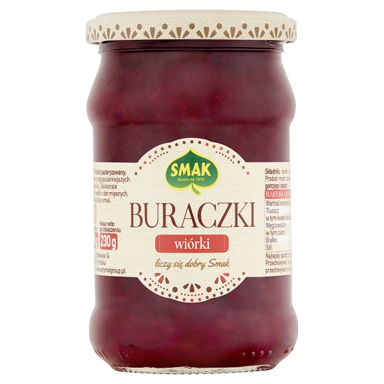 Smak Buraczki Wiorki 290g
