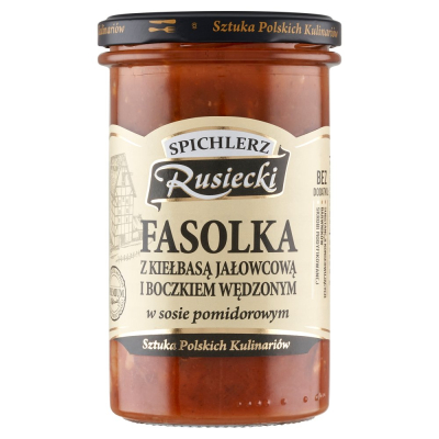 Rusiecki Fasolka Z Kielbasa 470g