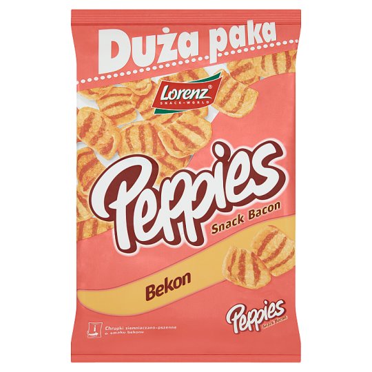 Lorenz Chipsy Peppies Becon 100g