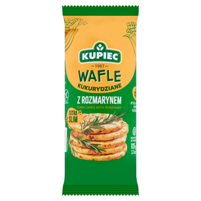 Kupiec Wafle Kukurydziane Z Rozmarynem 105g