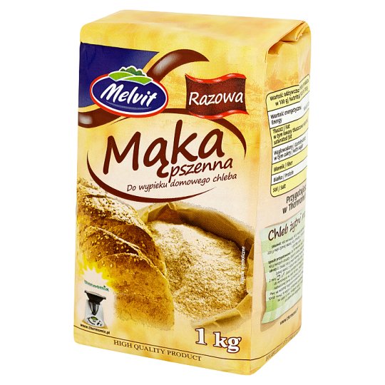 Melvit Maka Pszenna Razowa 1kg