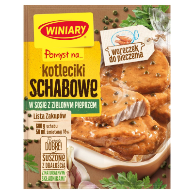 Winiary Pomysl Na Kotlet Schabowy Sos Zielony Pieprz 40g