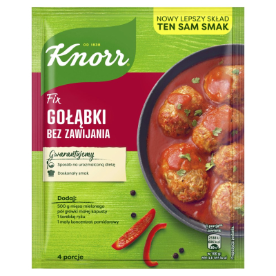 Knorr Fix Do Golabkow Bez Zawijania 64g