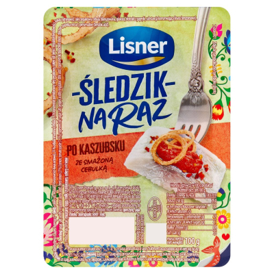Lisner Sledzik Na Raz Po Kaszubsku 100g