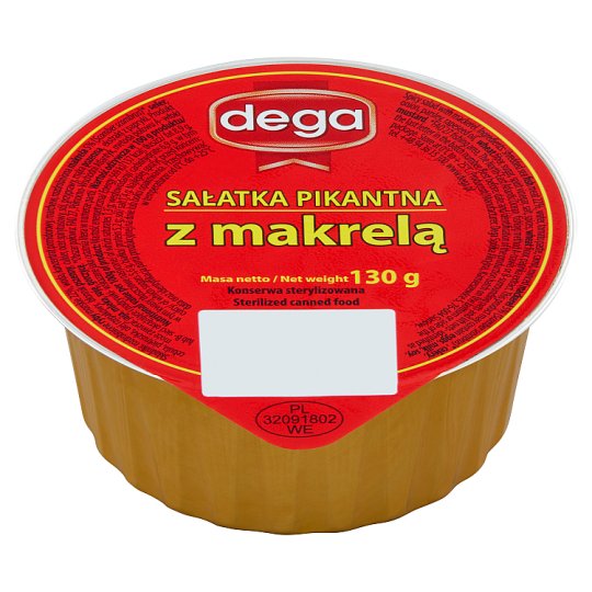 Dega Salatka Pikantna Z Makrela 130g