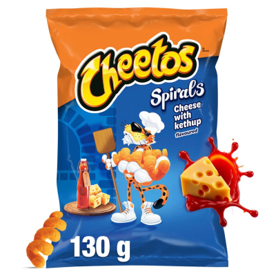 Frito-lay Cheetos Spiral Ser Ketchup 130g