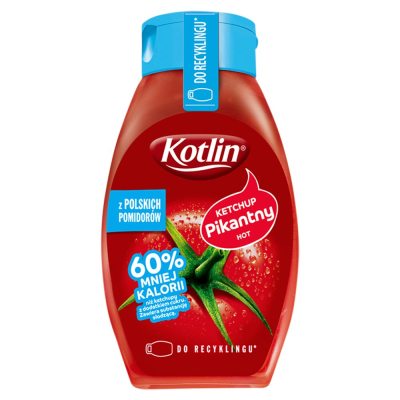 Kotlin Ketchup Pikantny Mniej Kalorii 120g