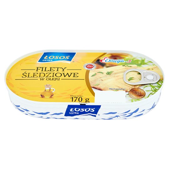 Losos Filety Sledziowe W Oleju 170g