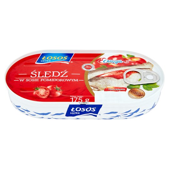 Losos Sledz W Pomidorach 175g